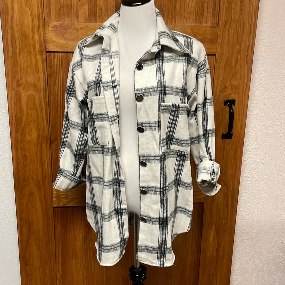 Plaid shacket